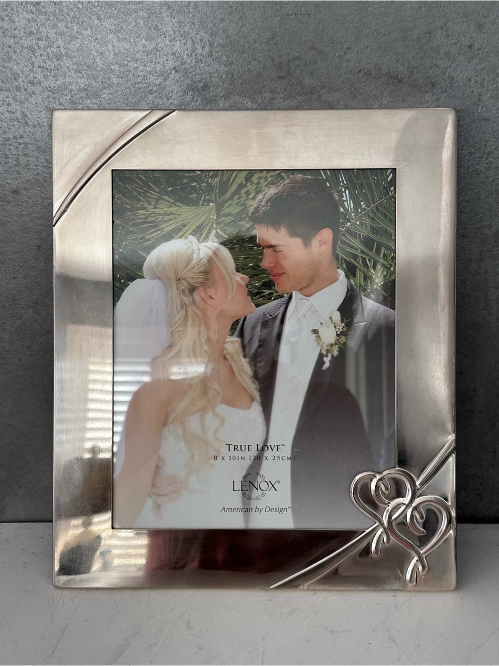 VINTAGE Lenox True Love Frame Silver Plate   FITS 8X10